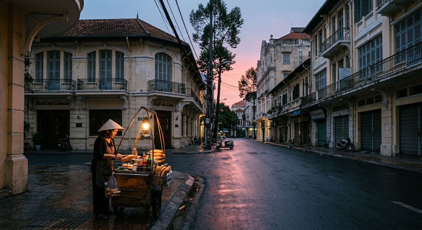 A walking loop through Saigon’s district 1 before breakfast