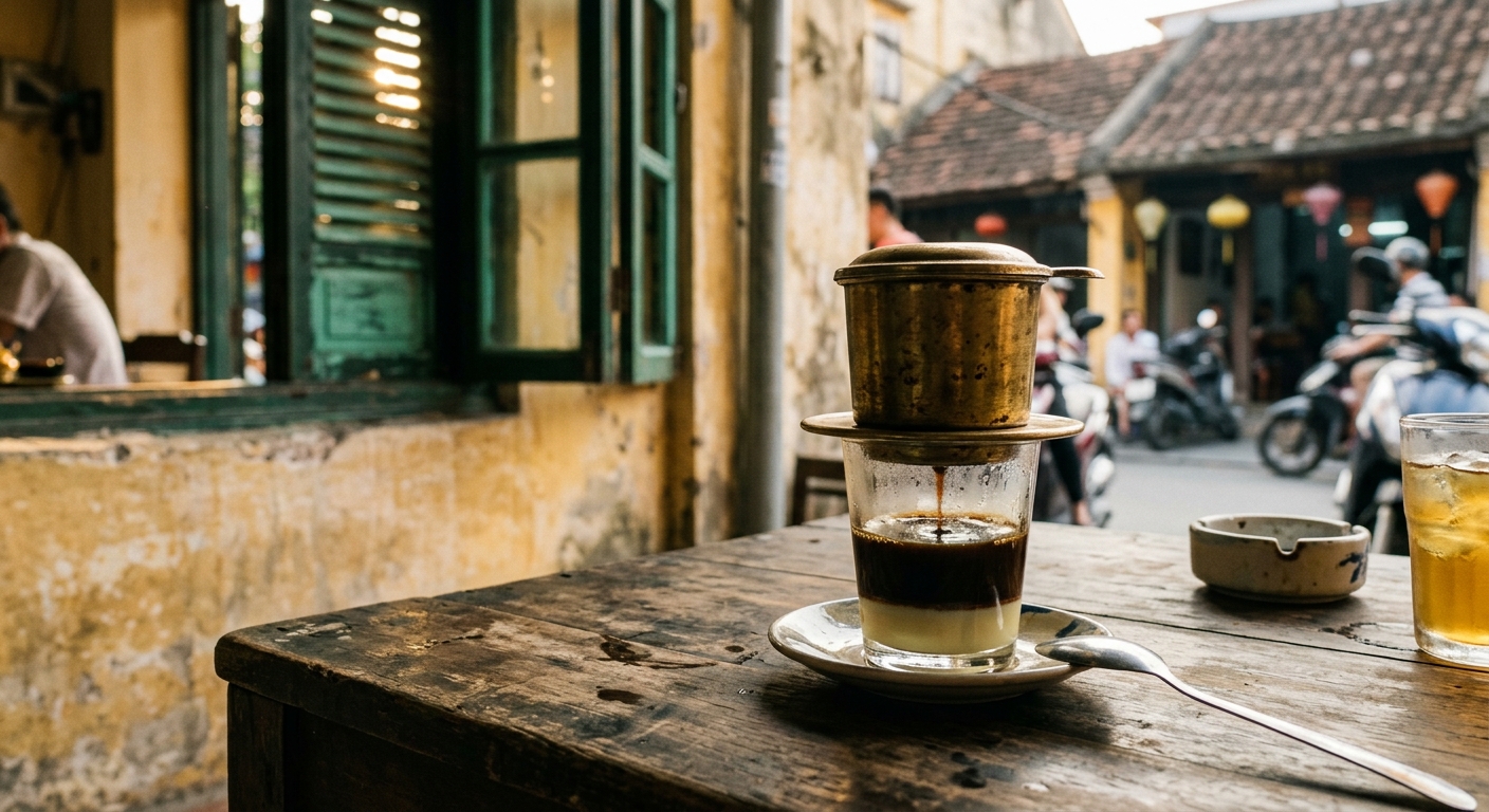 The phin filter hour: Sitting long in a Hanoi coffee shop