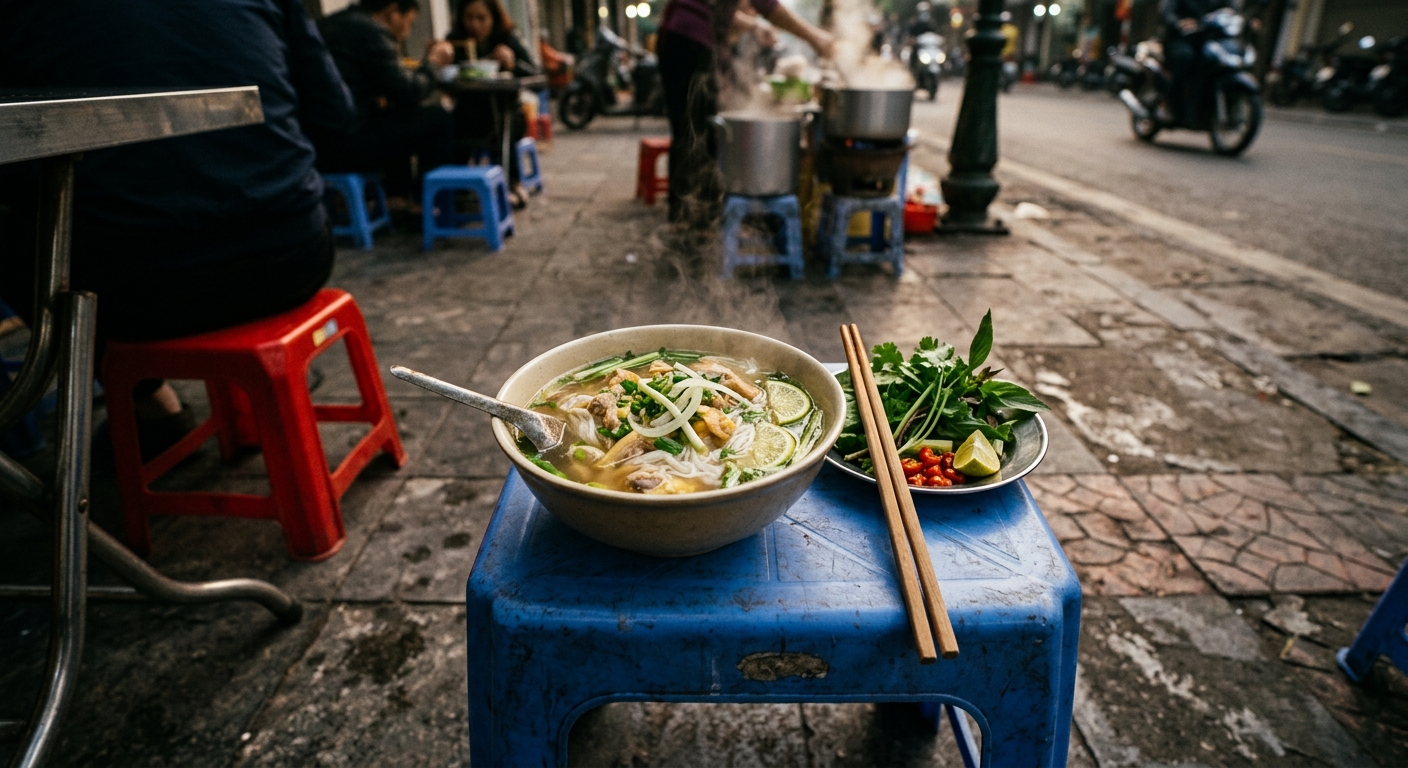 What a bowl of pho at 6am in Hanoi actually tastes like