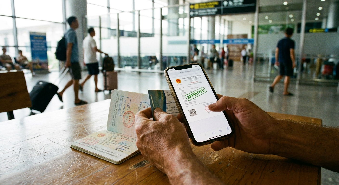 Checking your Vietnam visa status on mobile without losing the reference code